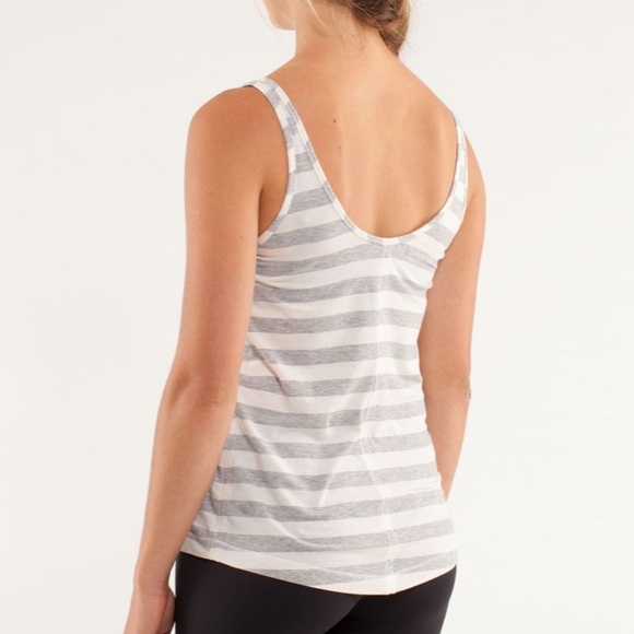Lululemon Heart Opener Striped Button Tank - Picture 3 of 11